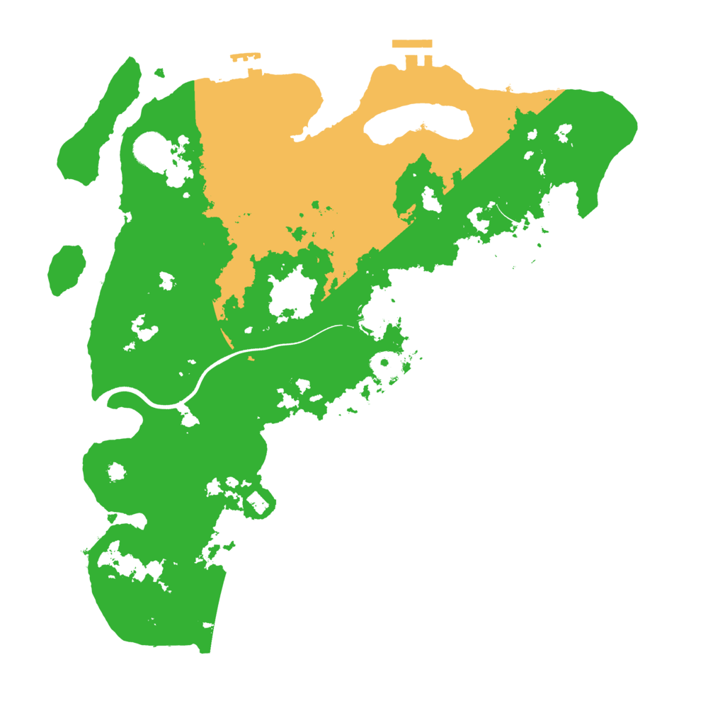 Biome Rust Map: Procedural Map, Size: 3650, Seed: 969362788