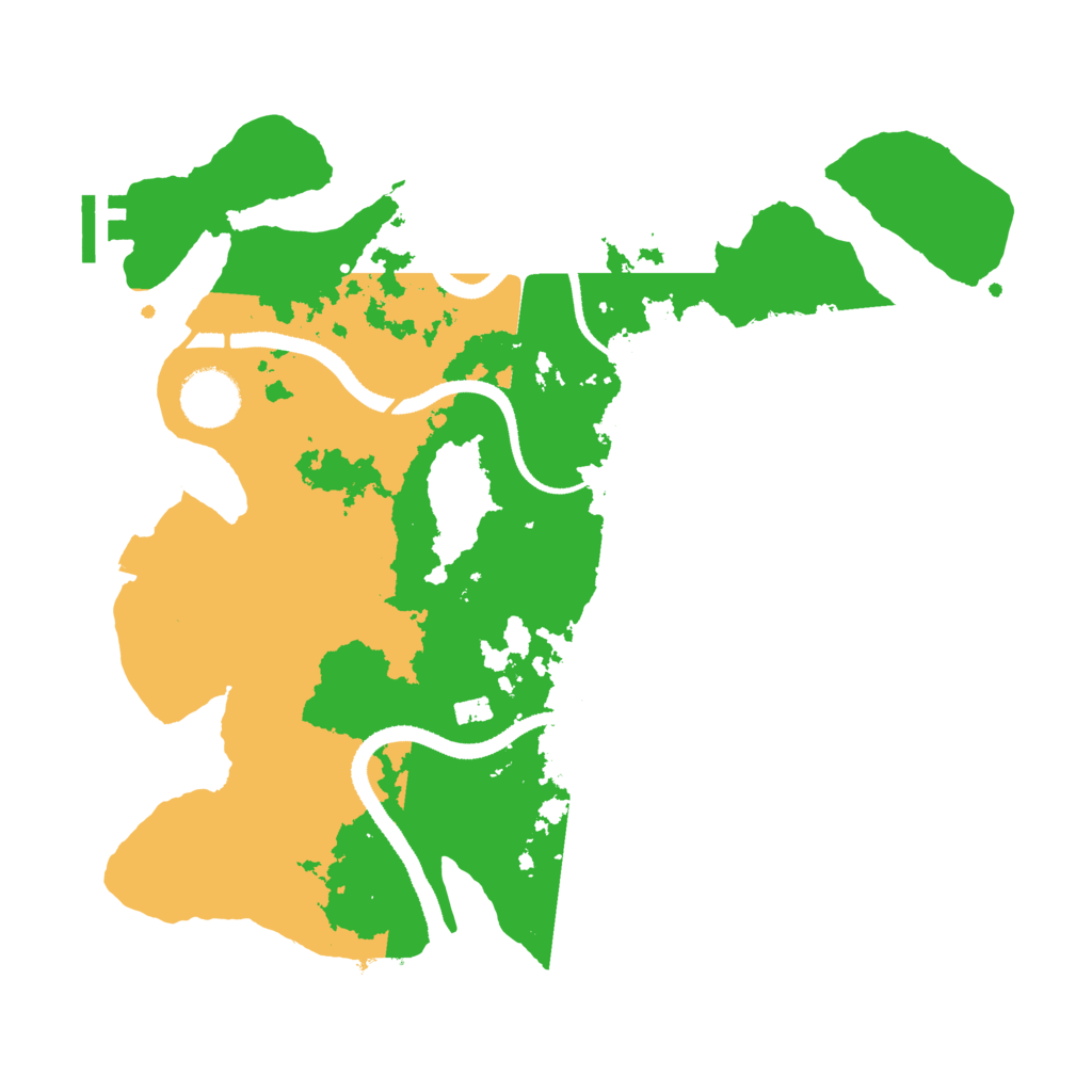 Biome Rust Map: Procedural Map, Size: 3250, Seed: 1581759971
