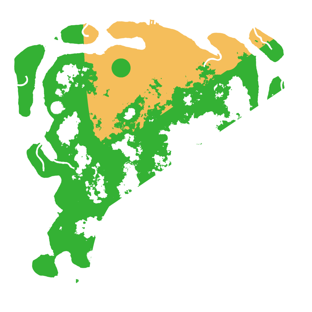 Biome Rust Map: Procedural Map, Size: 4350, Seed: 16