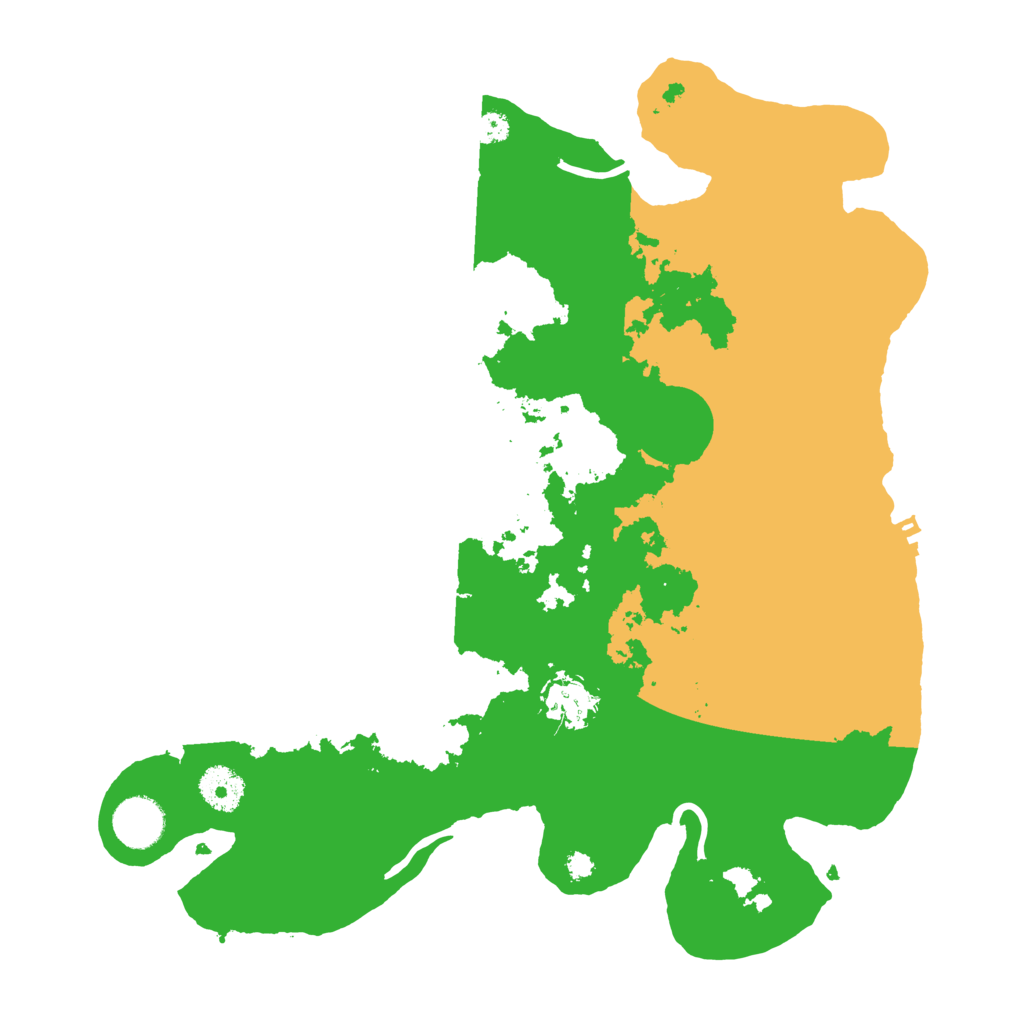 Biome Rust Map: Procedural Map, Size: 3500, Seed: 21555797