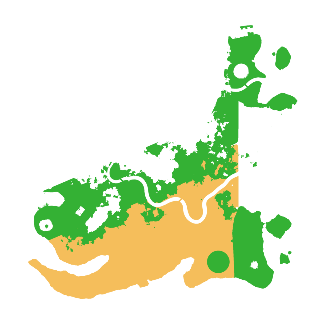 Biome Rust Map: Procedural Map, Size: 3750, Seed: 1351134309