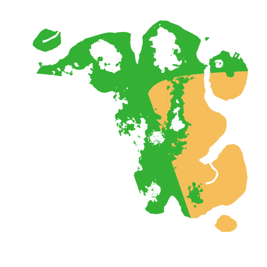 Biome Rust Map: Procedural Map, Size: 3200, Seed: 425135