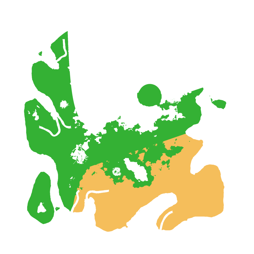 Biome Rust Map: Procedural Map, Size: 3000, Seed: 626388495