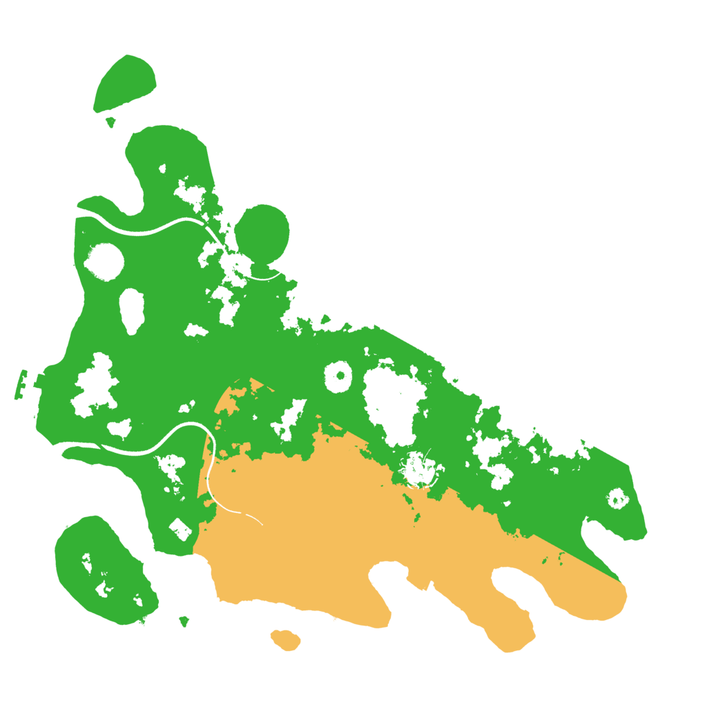 Biome Rust Map: Procedural Map, Size: 3500, Seed: 879037089