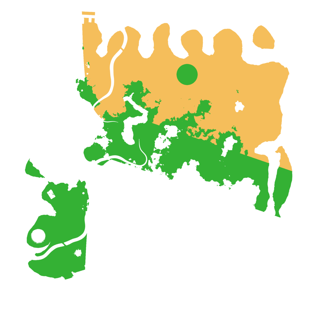 Biome Rust Map: Procedural Map, Size: 4000, Seed: 234252341