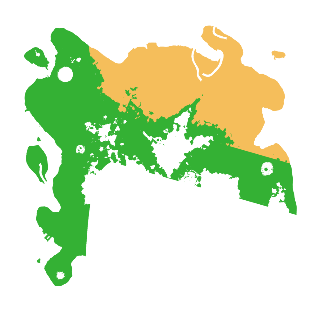Biome Rust Map: Procedural Map, Size: 3700, Seed: 1121181239