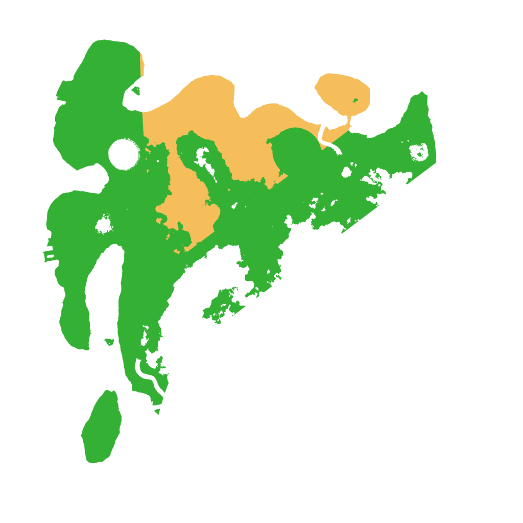 Biome Rust Map: Procedural Map, Size: 3000, Seed: 212818438
