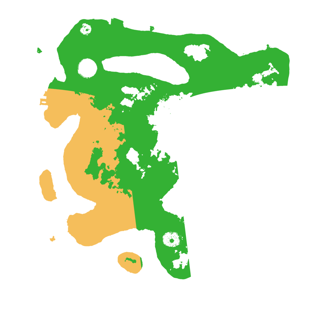 Biome Rust Map: Procedural Map, Size: 3000, Seed: 64953