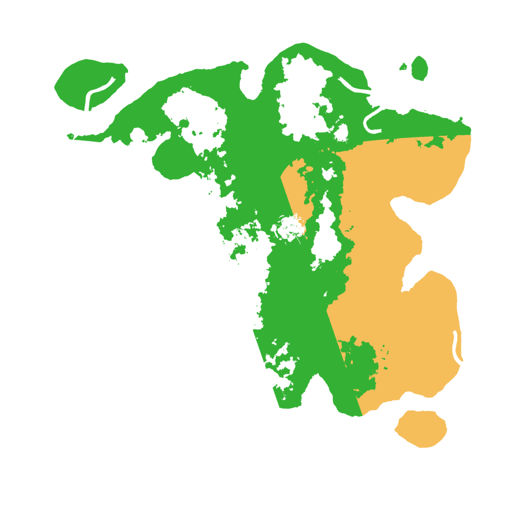 Biome Rust Map: Procedural Map, Size: 3300, Seed: 425135