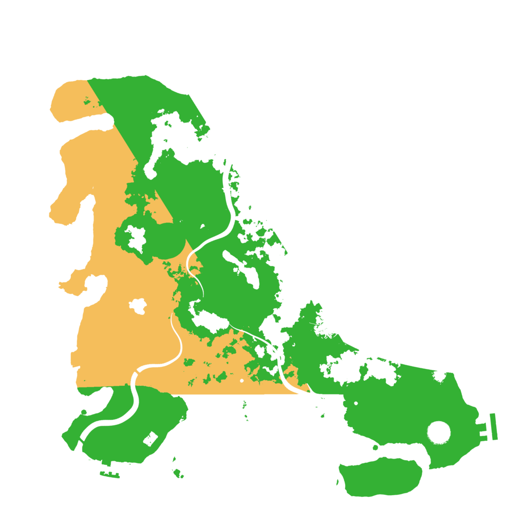 Biome Rust Map: Procedural Map, Size: 4000, Seed: 615830564
