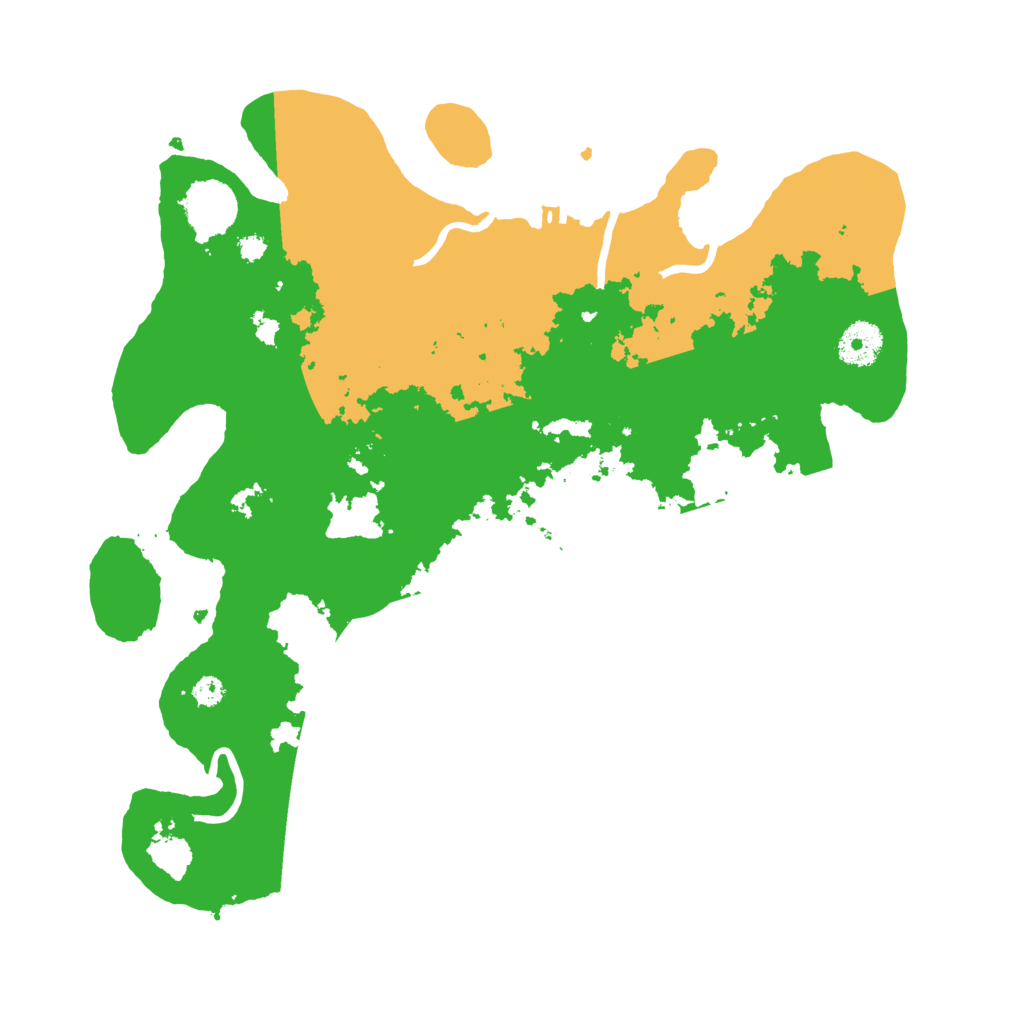 Biome Rust Map: Procedural Map, Size: 3500, Seed: 1410109609