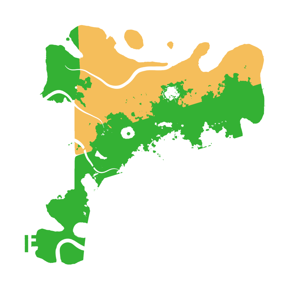 Biome Rust Map: Procedural Map, Size: 3500, Seed: 1410109609