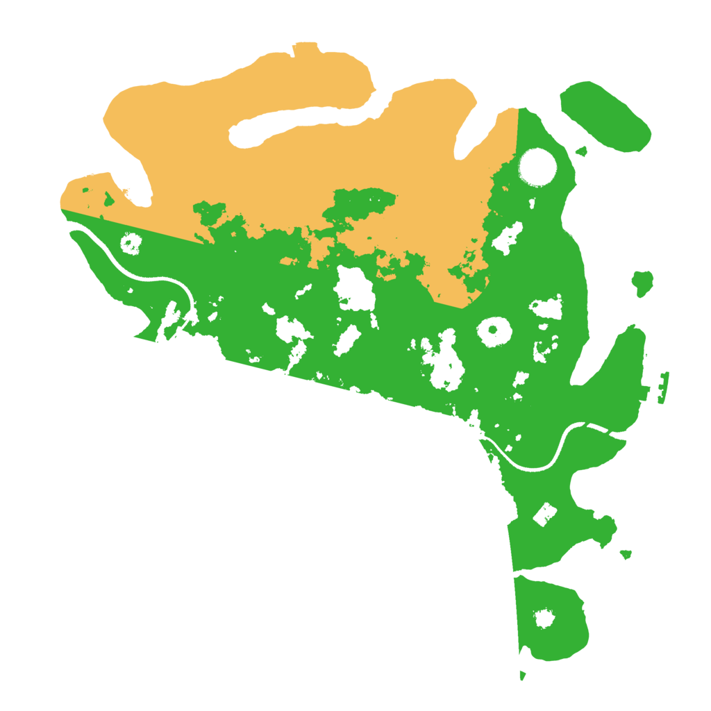 Biome Rust Map: Procedural Map, Size: 3333, Seed: 9533010