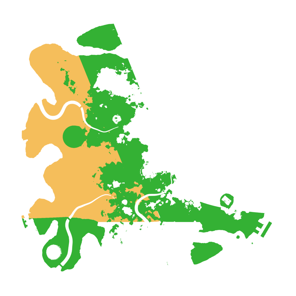 Biome Rust Map: Procedural Map, Size: 3500, Seed: 2093775182