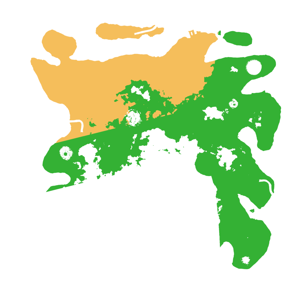Biome Rust Map: Procedural Map, Size: 3500, Seed: 25908832