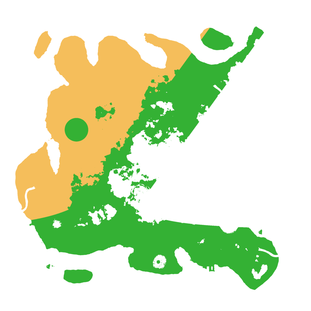 Biome Rust Map: Procedural Map, Size: 3500, Seed: 29357451