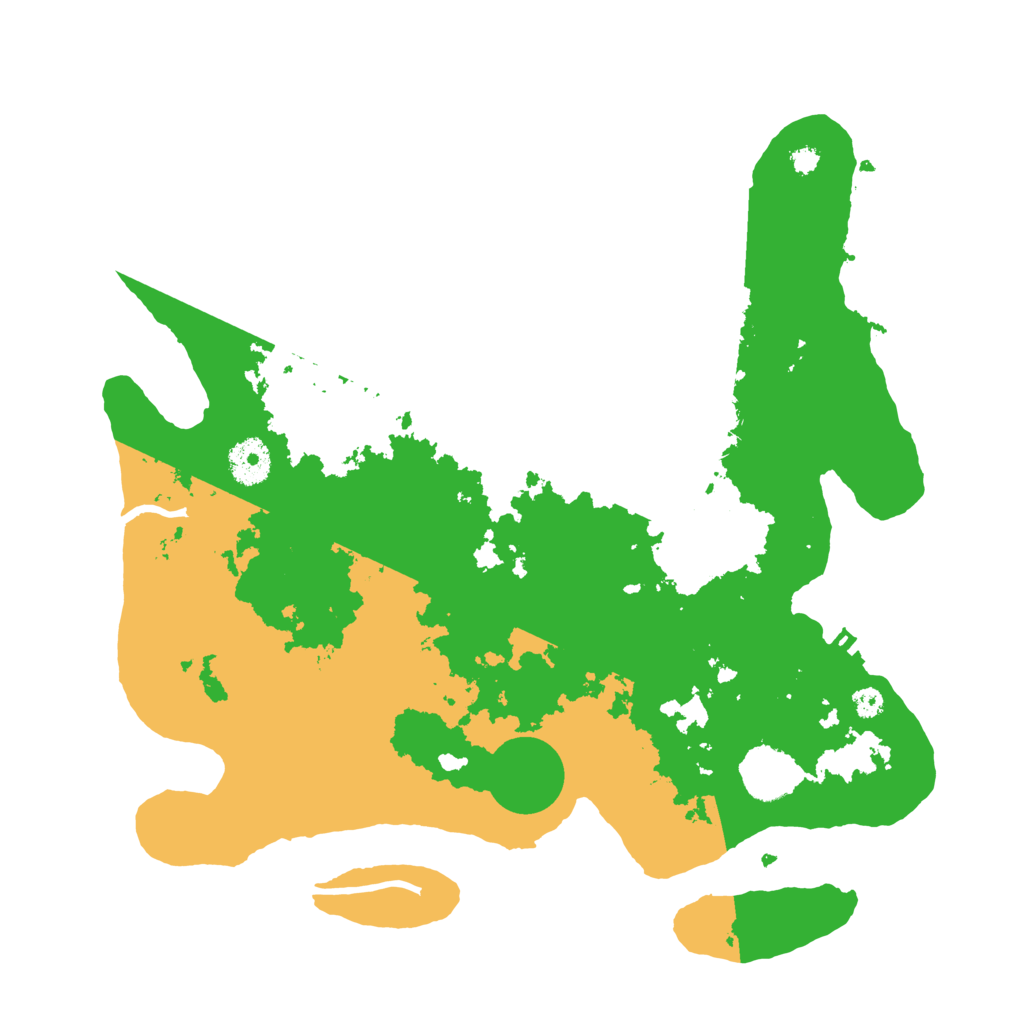 Biome Rust Map: Procedural Map, Size: 3500, Seed: 89753543