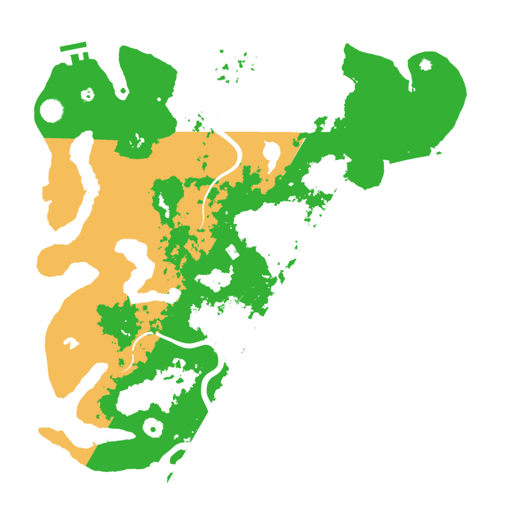 Biome Rust Map: Procedural Map, Size: 4000, Seed: 456572941