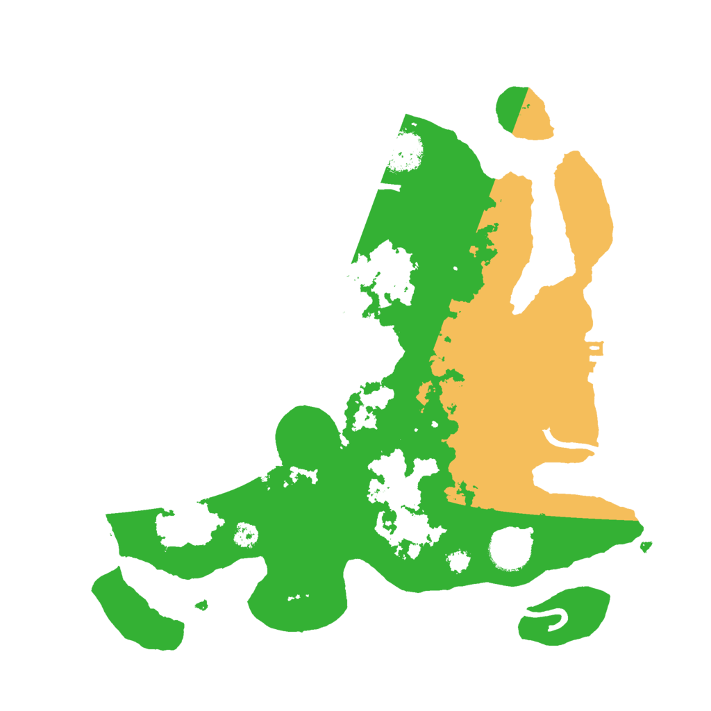 Biome Rust Map: Procedural Map, Size: 3000, Seed: 25378