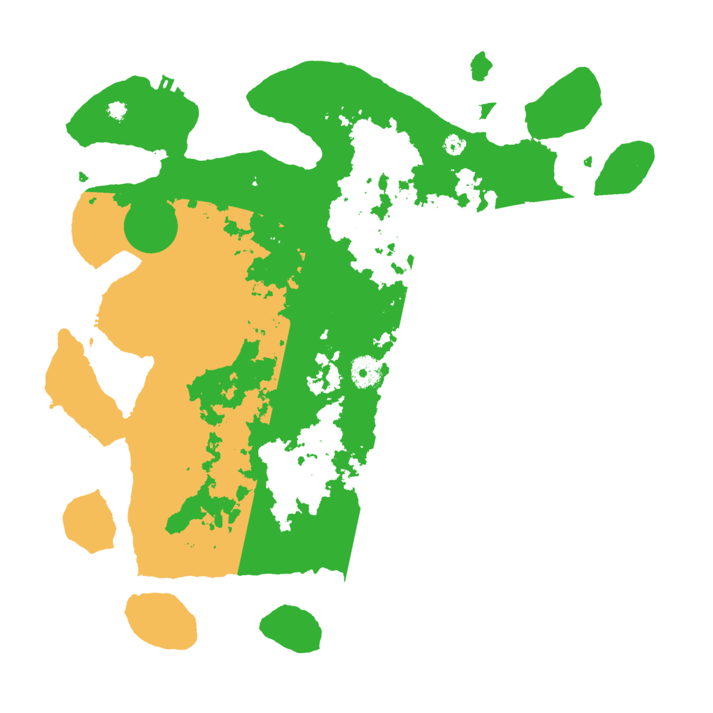 Biome Rust Map: Procedural Map, Size: 3500, Seed: 18059151