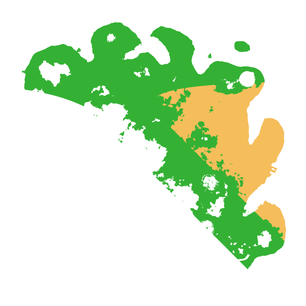 Biome Rust Map: Procedural Map, Size: 3500, Seed: 1301250407