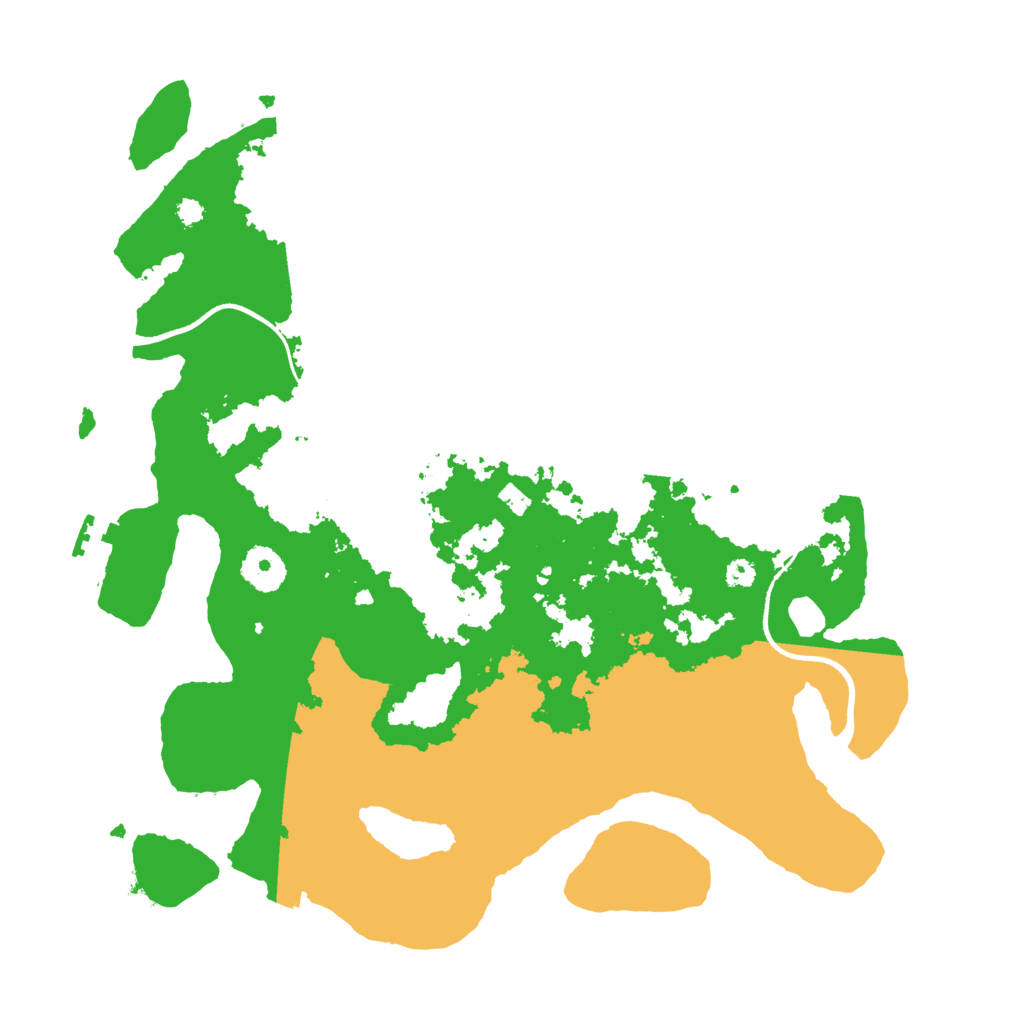 Biome Rust Map: Procedural Map, Size: 3500, Seed: 8904117