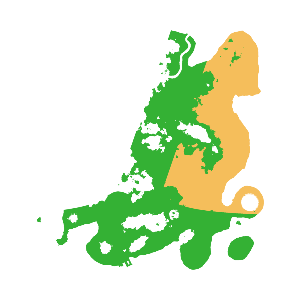 Biome Rust Map: Procedural Map, Size: 3000, Seed: 166091365