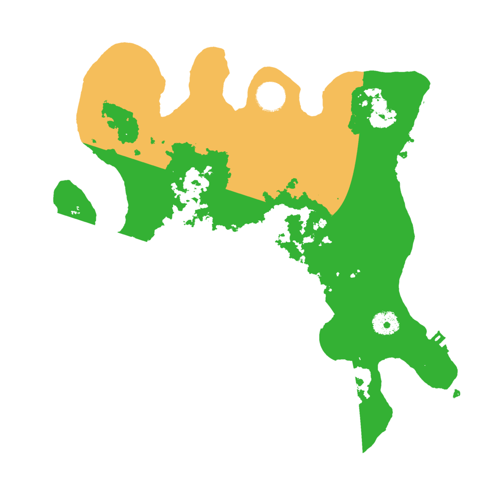 Biome Rust Map: Procedural Map, Size: 3000, Seed: 1291343646