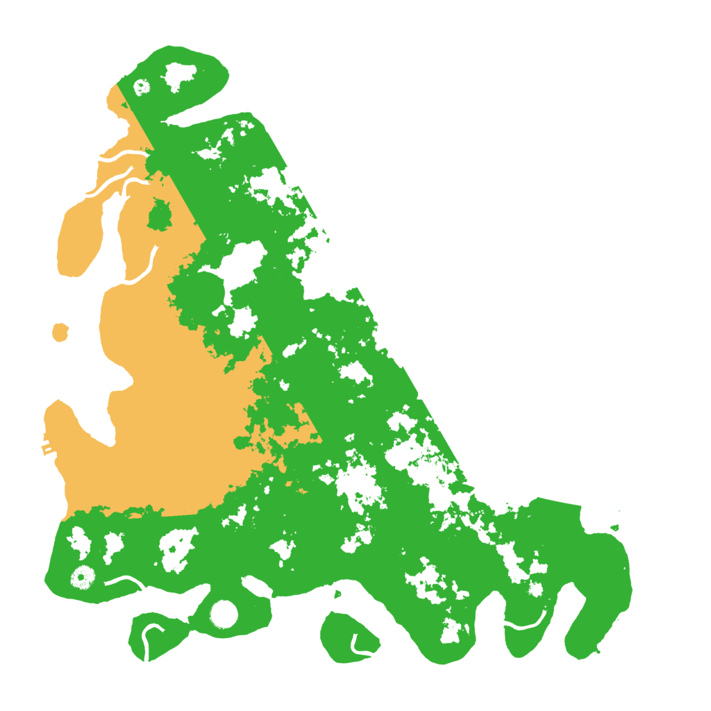 Biome Rust Map: Procedural Map, Size: 4500, Seed: 42775345