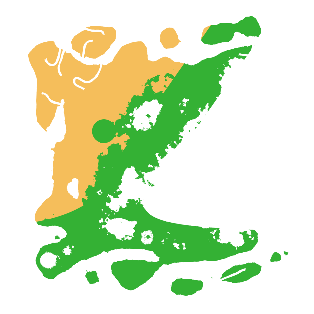 Biome Rust Map: Procedural Map, Size: 3500, Seed: 96405500