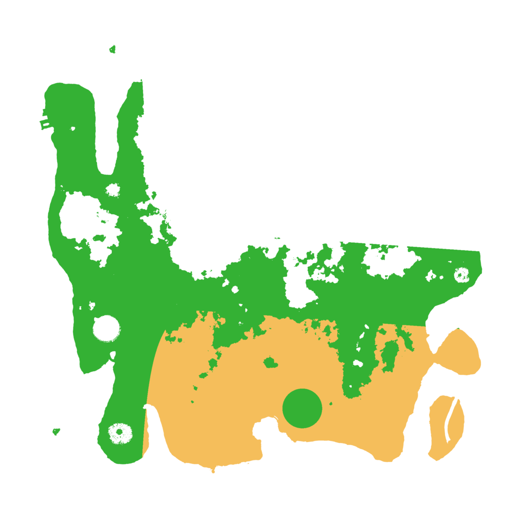 Biome Rust Map: Procedural Map, Size: 3500, Seed: 36658058
