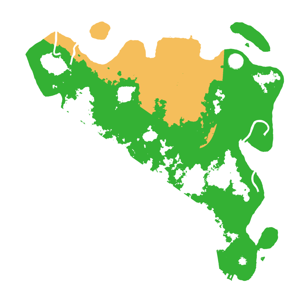 Biome Rust Map: Procedural Map, Size: 3500, Seed: 28921415