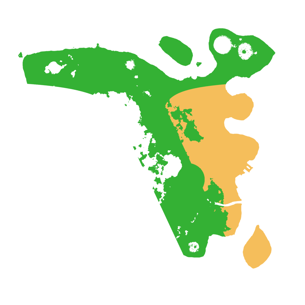 Biome Rust Map: Procedural Map, Size: 3000, Seed: 8281974