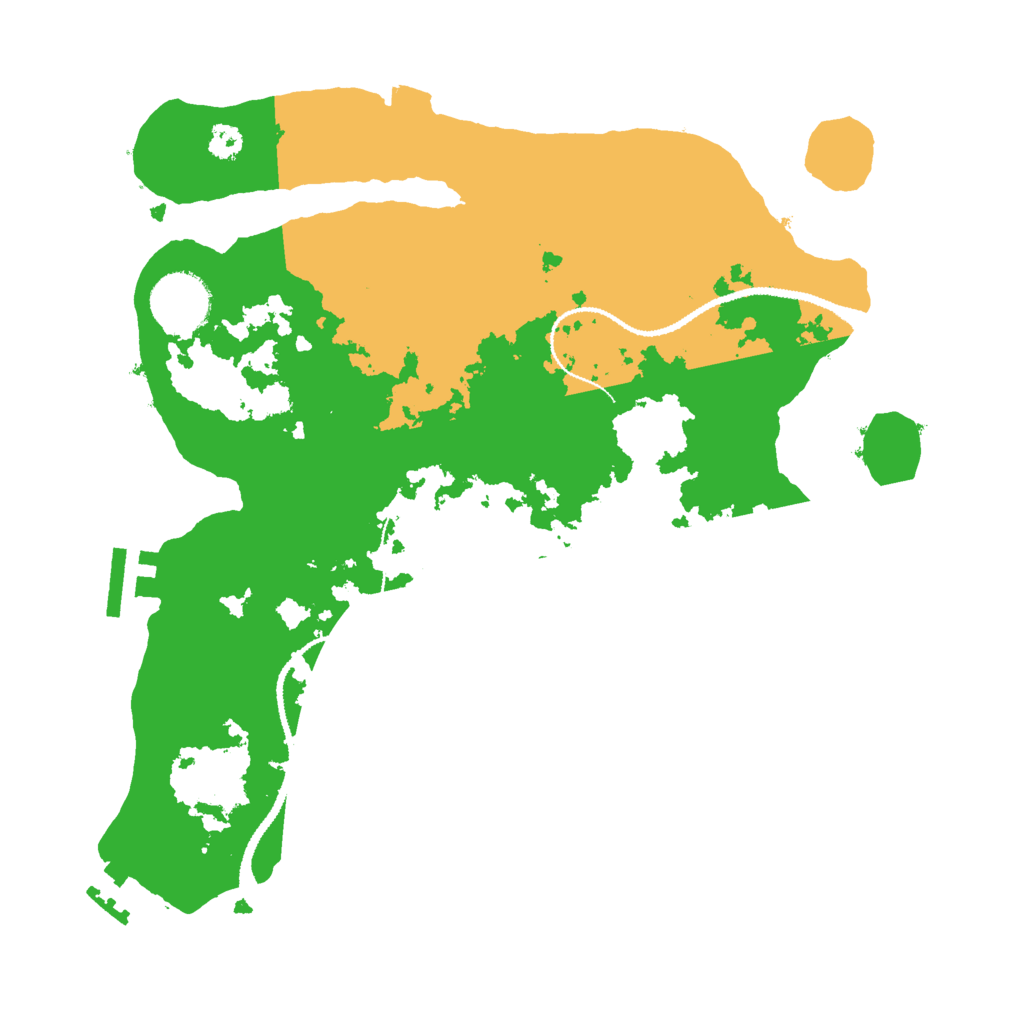 Biome Rust Map: Procedural Map, Size: 3000, Seed: 278764419