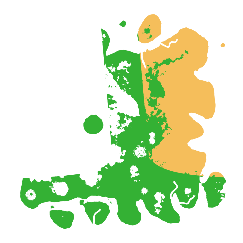 Biome Rust Map: Procedural Map, Size: 3500, Seed: 55993001