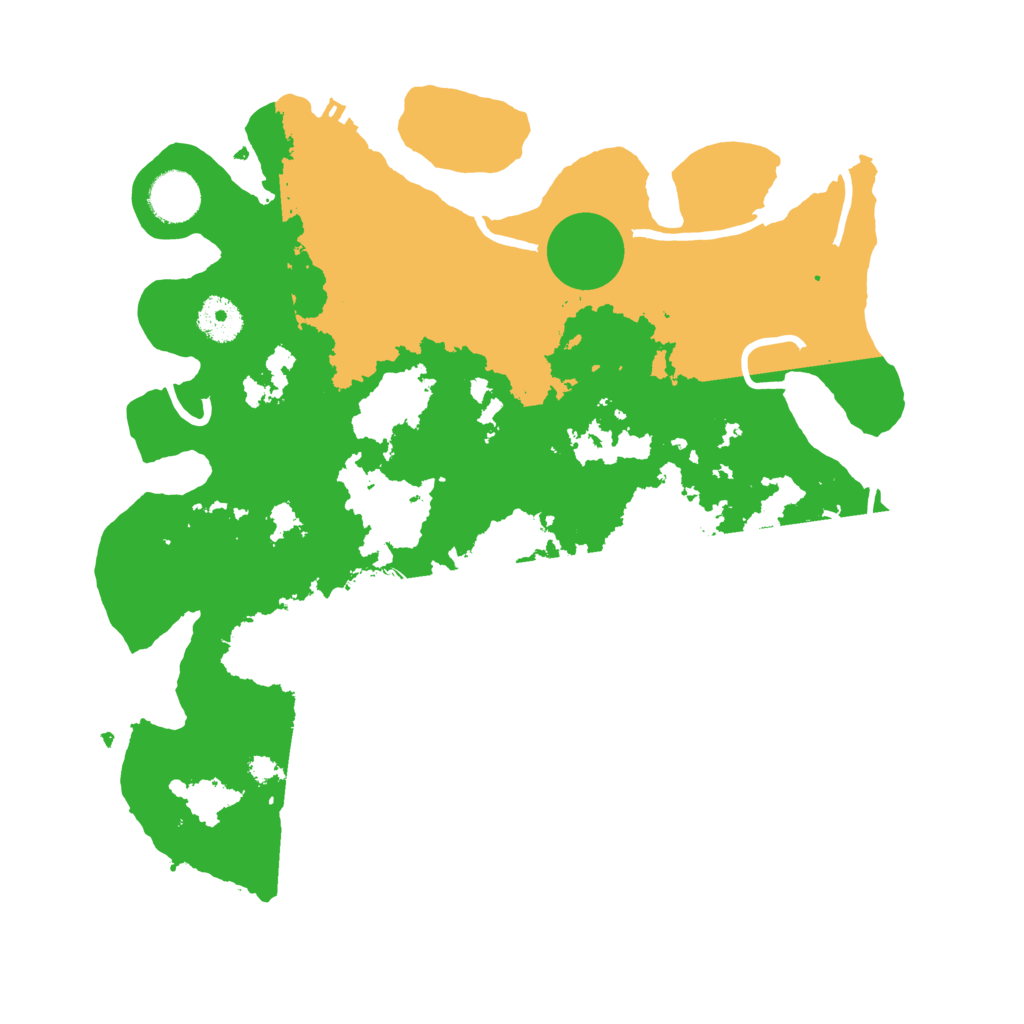 Biome Rust Map: Procedural Map, Size: 3500, Seed: 57440015