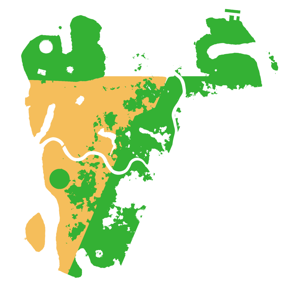 Biome Rust Map: Procedural Map, Size: 4000, Seed: 79895853