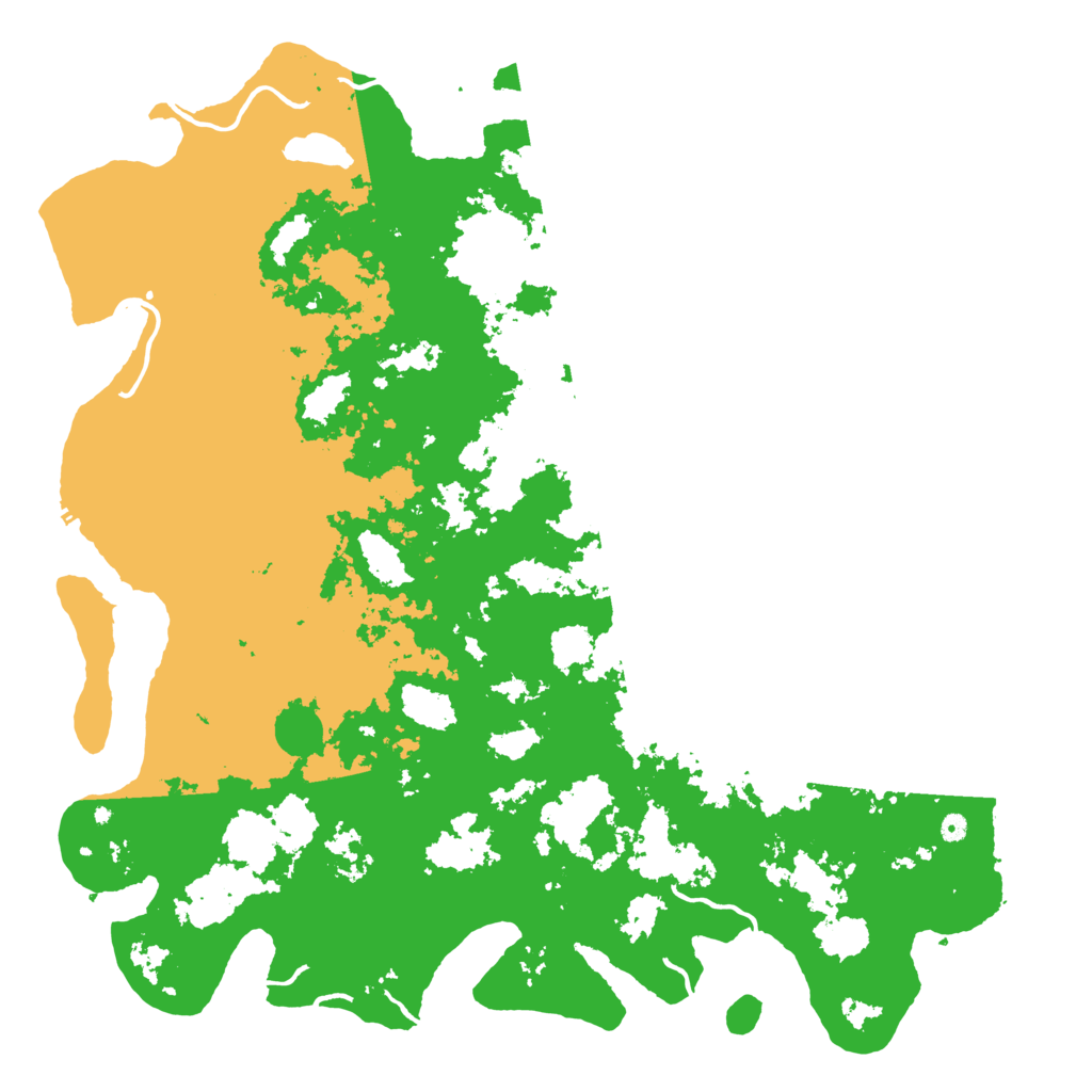 Biome Rust Map: Procedural Map, Size: 6000, Seed: 656144193