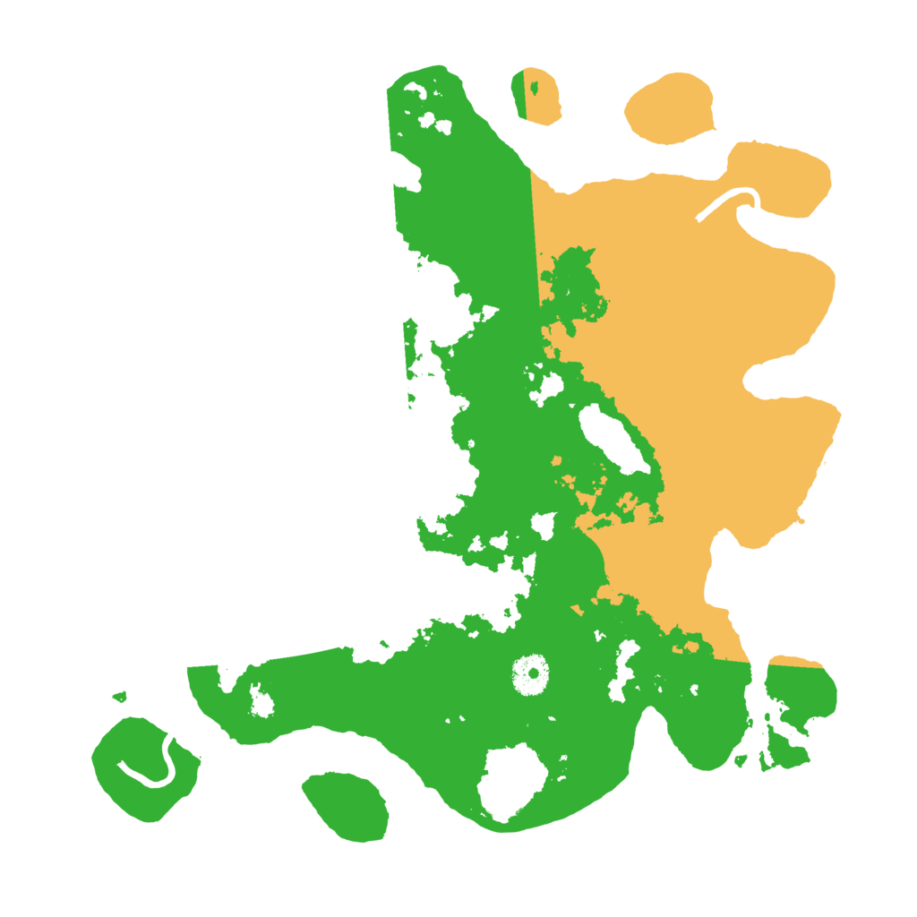 Biome Rust Map: Procedural Map, Size: 3500, Seed: 17947050