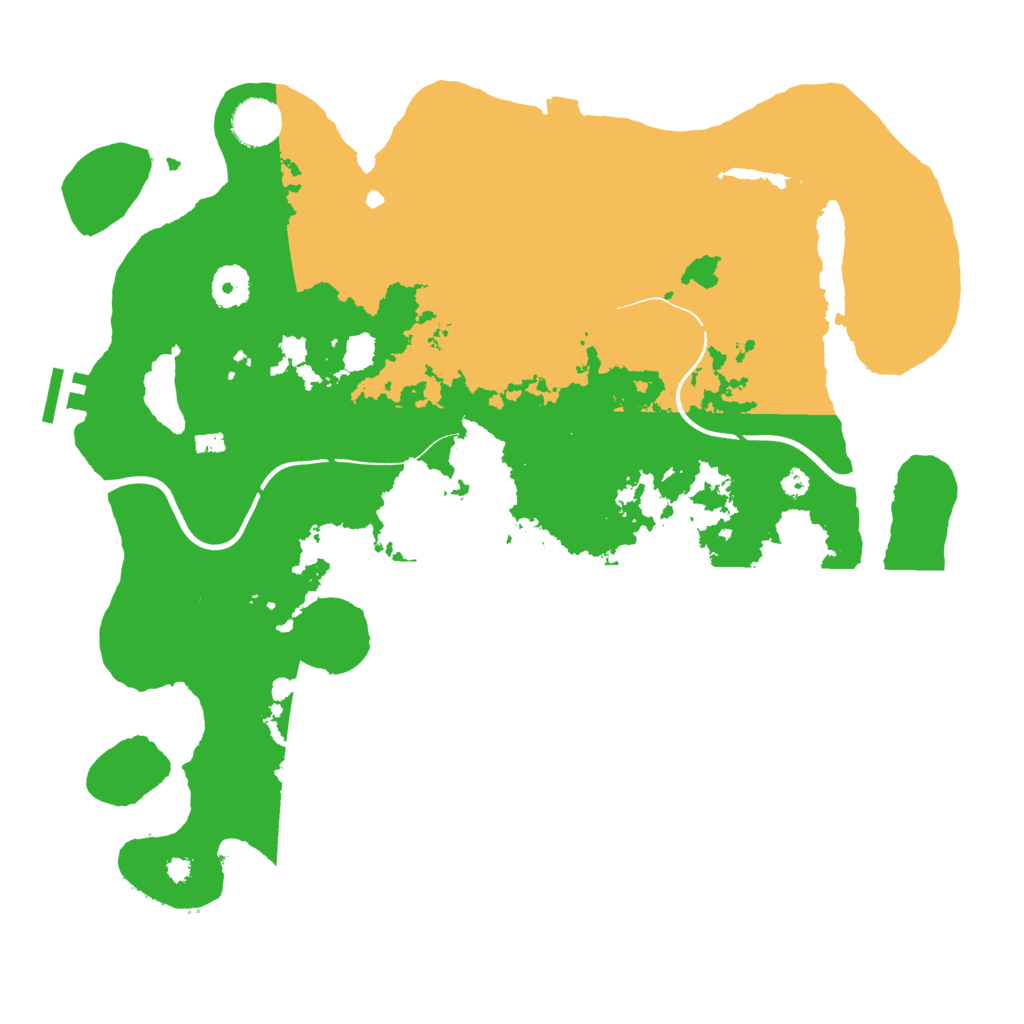 Biome Rust Map: Procedural Map, Size: 3750, Seed: 26653911