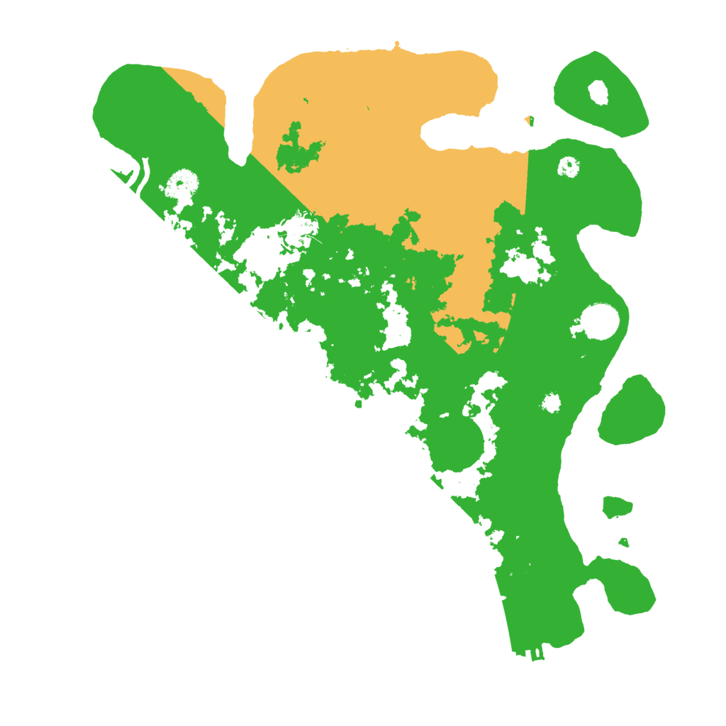 Biome Rust Map: Procedural Map, Size: 3500, Seed: 46056657