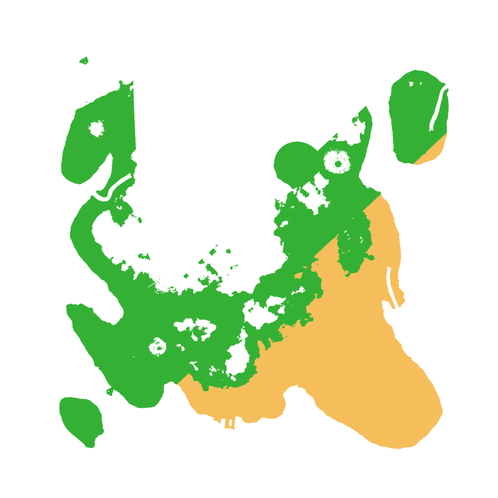 Biome Rust Map: Procedural Map, Size: 3000, Seed: 278559586