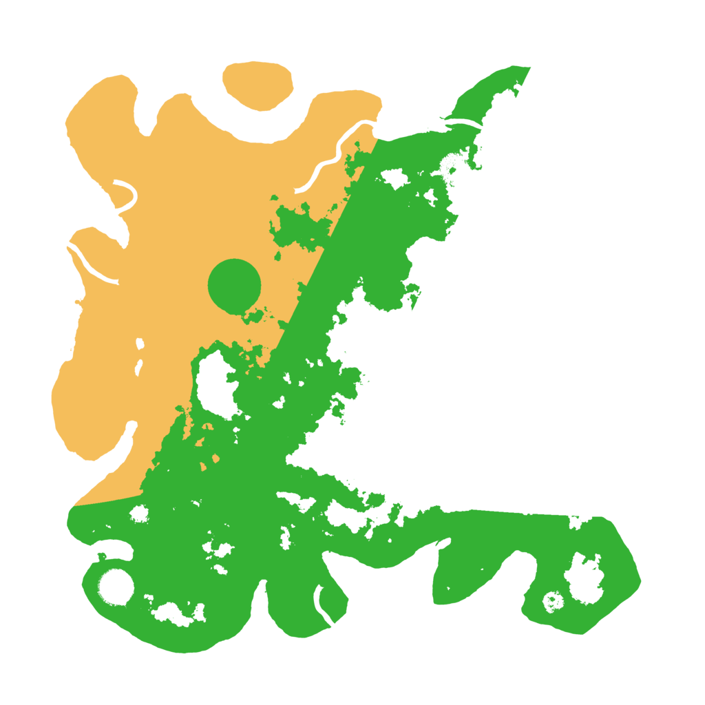 Biome Rust Map: Procedural Map, Size: 3500, Seed: 6638564