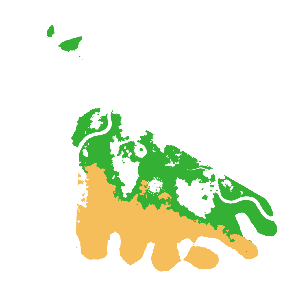 Biome Rust Map: Procedural Map, Size: 3500, Seed: 77354277