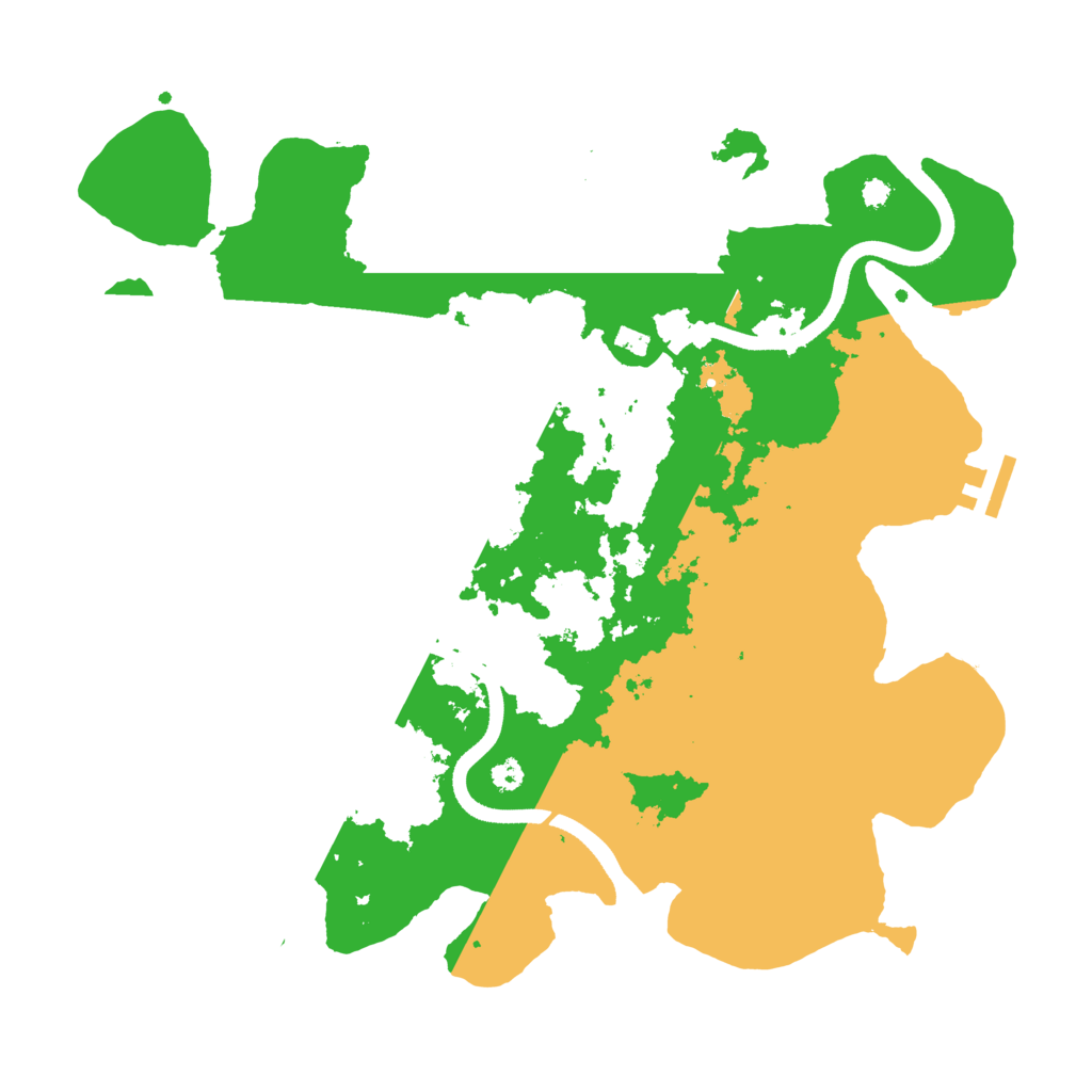 Biome Rust Map: Procedural Map, Size: 3500, Seed: 8250158