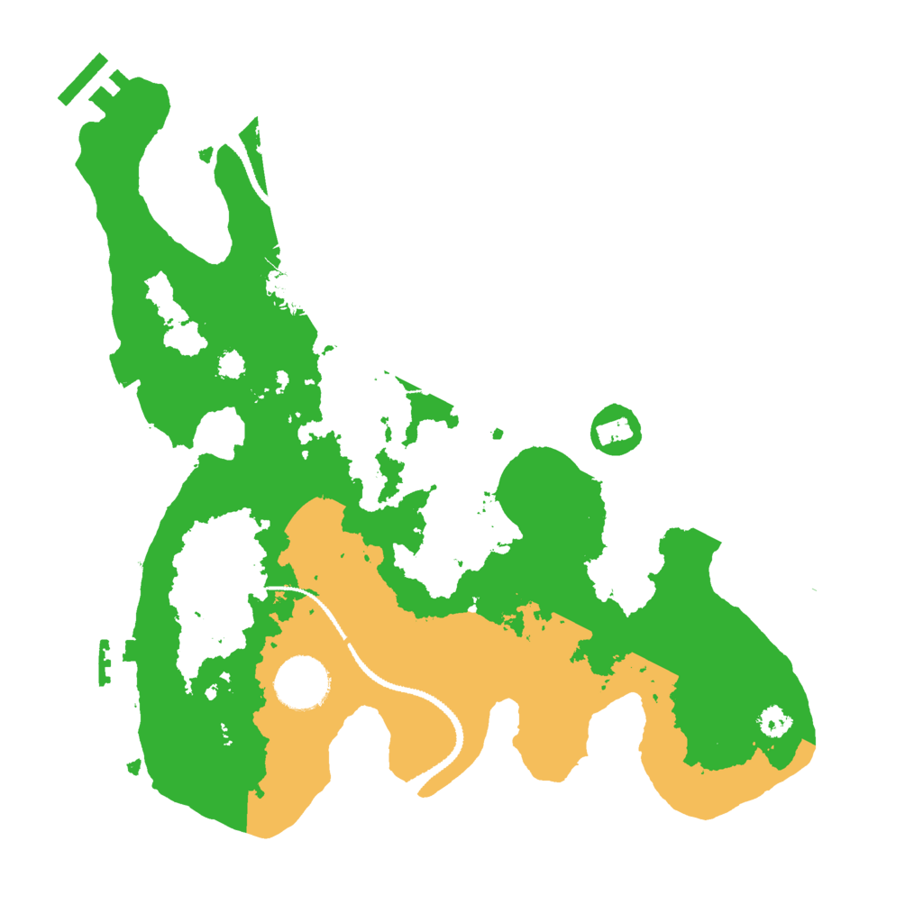Biome Rust Map: Procedural Map, Size: 3000, Seed: 1049485662