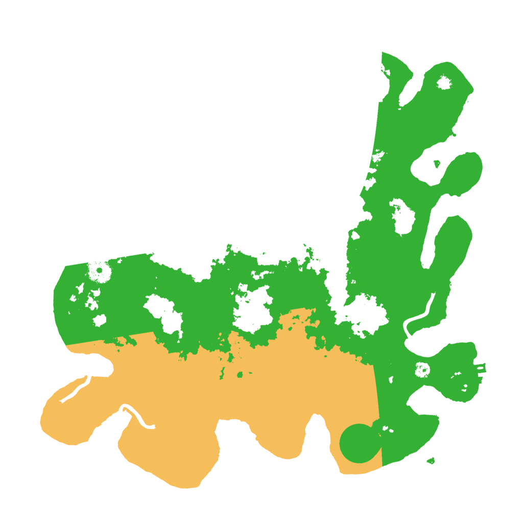 Biome Rust Map: Procedural Map, Size: 3500, Seed: 6667235