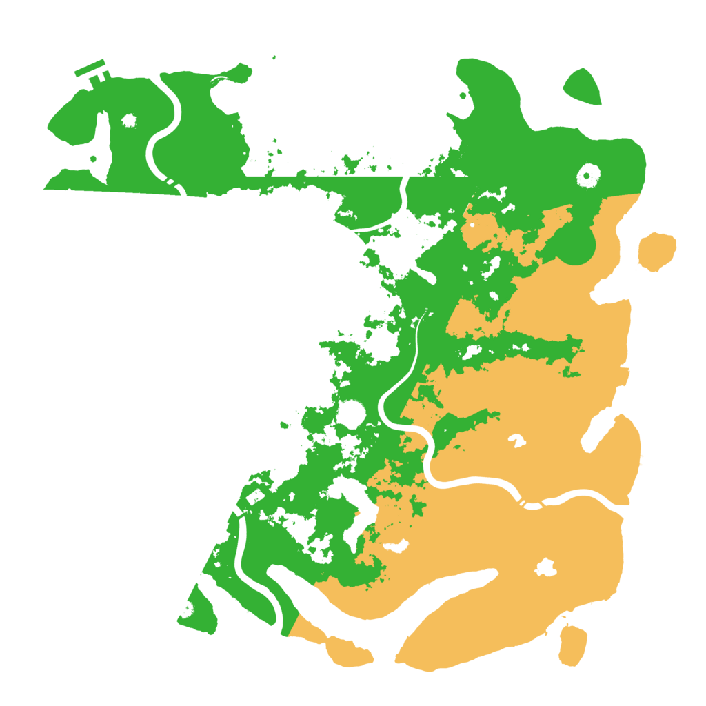 Biome Rust Map: Procedural Map, Size: 4500, Seed: 1691407903