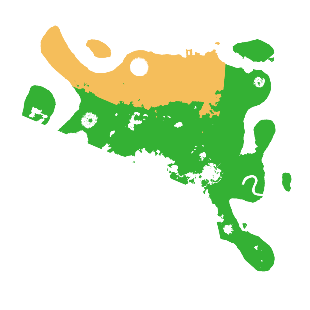 Biome Rust Map: Procedural Map, Size: 3000, Seed: 15510