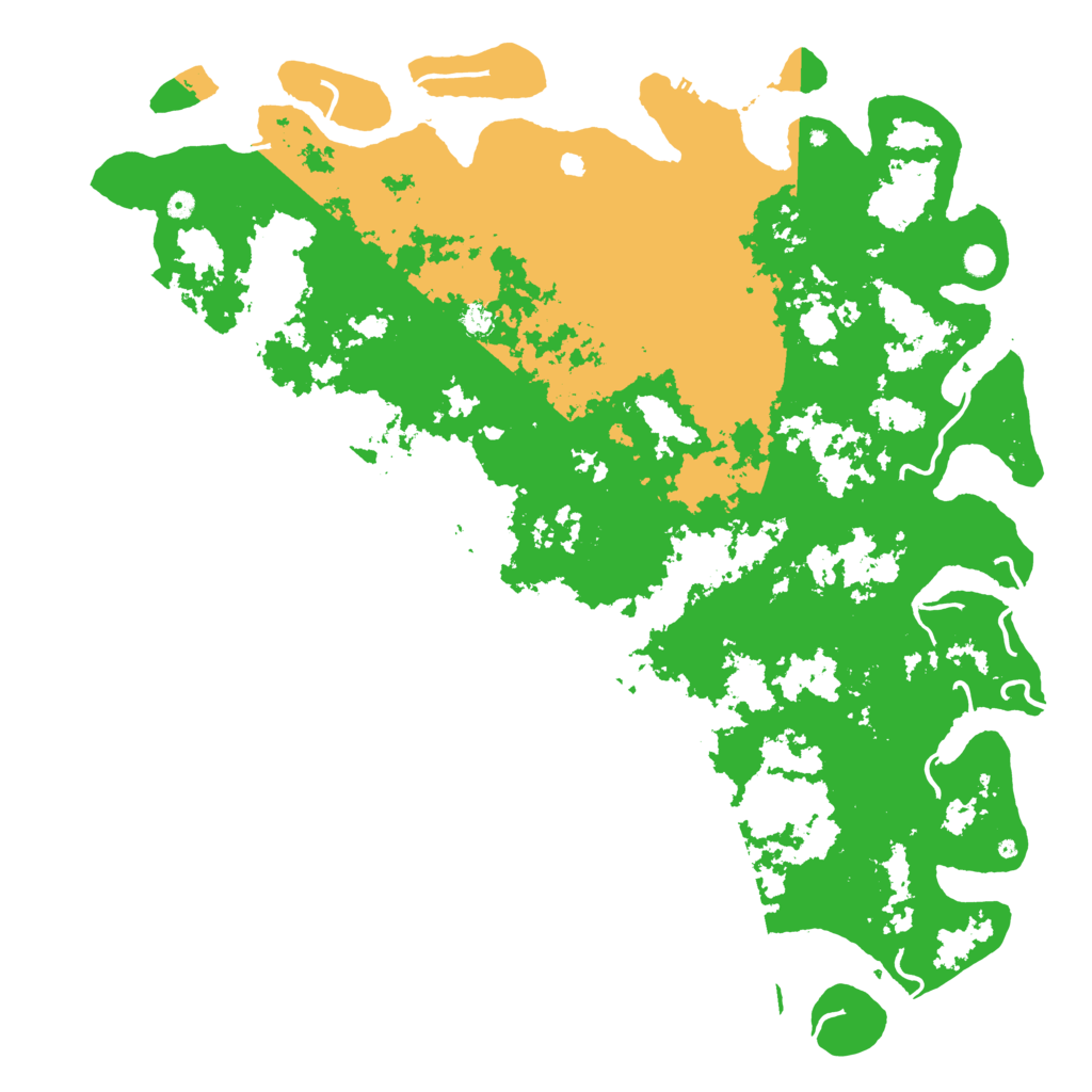 Biome Rust Map: Procedural Map, Size: 6000, Seed: 24414